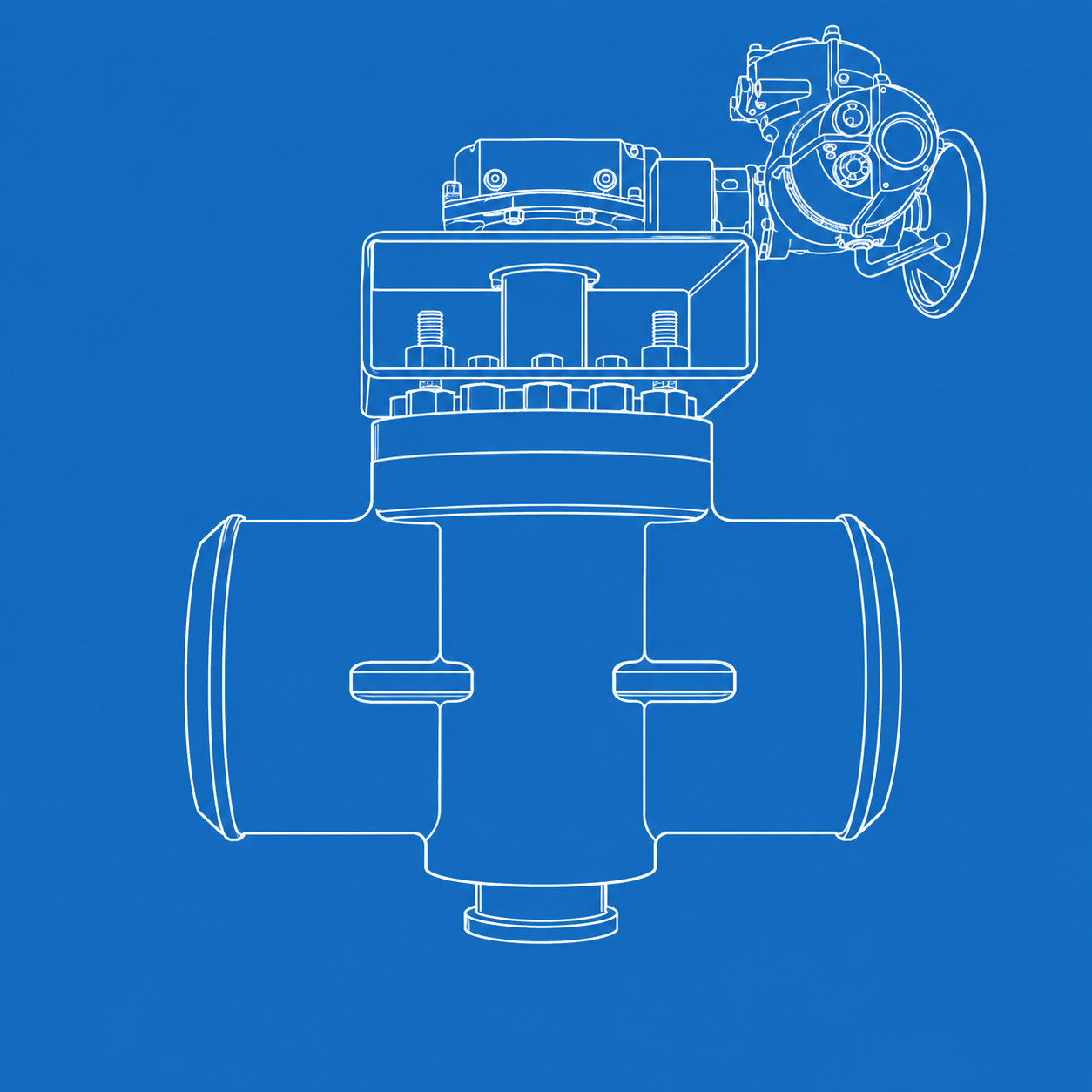 38 Válvulas de Control Tipo Tapón — blueprint