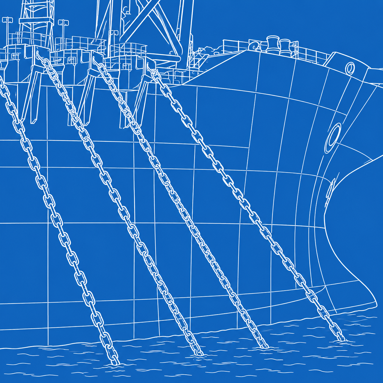 10 Accesorios de Amarre FPSO — blueprint