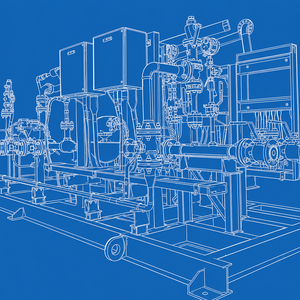 16 Skids de Carga — blueprint
